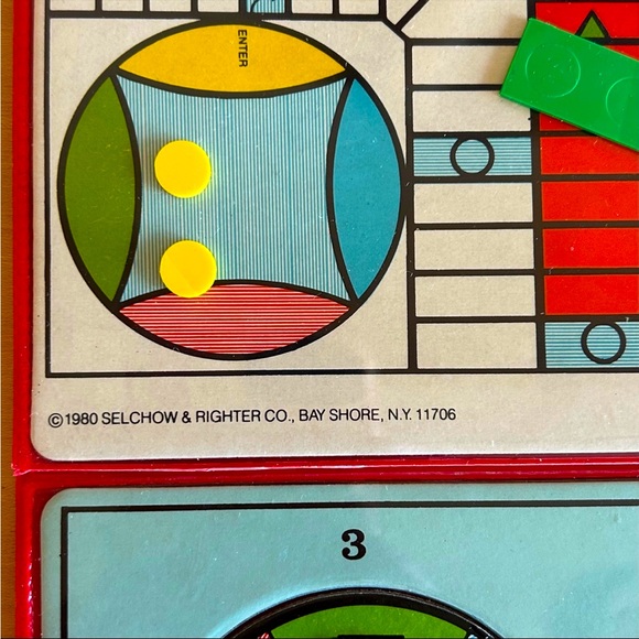 VINTAGE Pocket Parcheesi Game - Picture 5 of 7